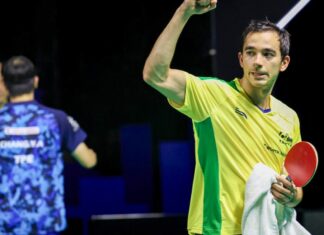Hugo Calderano quer vaga na semifinal em Foz do Iguaçu Hugo Calderano quer vaga na semifinal em Foz do Iguaçu