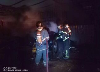 Incêndio Atinge Borracharia Em Luís Eduardo Magalhães