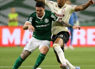 Palmeiras segura empate e segue para quartas da Libertadores Palmeiras segura empate e segue para quartas da Libertadores
