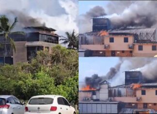 Incêndio Atinge Hotel Em Stella Maris Na Manhã Deste Domingo
