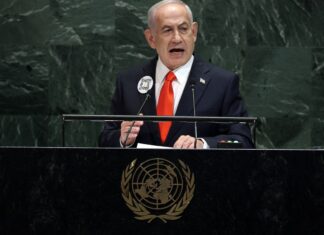 Delegações deixam cadeiras vazias durante discurso de Netanyahu na ONU Delegações deixam cadeiras vazias durante discurso de Netanyahu na ONU