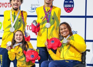 Brasil chega a 12 medalhas no Mundial de Natação Paralímpica Brasil chega a 12 medalhas no Mundial de Natação Paralímpica