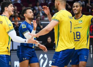 Brasil inicia campanha no Mundial de vôlei com vitória sobre a China Brasil inicia campanha no Mundial de vôlei com vitória sobre a China