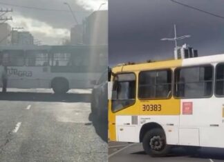 Ônibus São Interceptados Durante Protestos No Complexo Do Nordeste De Amaralina