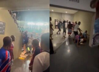 VÍDEO: Torcedores Do Bahia Brigam Na Fonte Nova Durante Partida Contra O Cruzeiro
