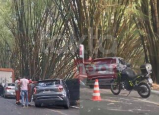 Acidente Envolve Três Veículos Em Via De Acesso Ao Aeroporto