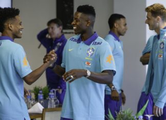 Jogadores da Seleção se apresentam para jogos das Eliminatórias