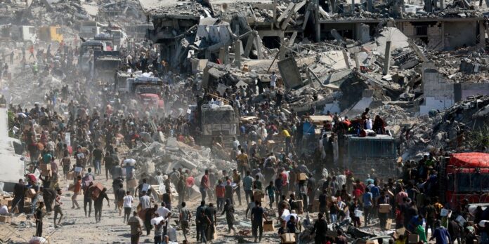 ONU diz que 560 toneladas de alimentos entram por dia em Gaza
