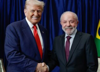 Trump registra encontro com Lula em sua rede social Trump registra encontro com Lula em sua rede social