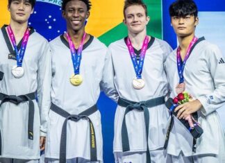 Henrique Marques conquista 2º ouro brasileiro no Mundial de Taekwondo Henrique Marques conquista 2º ouro brasileiro no Mundial de Taekwondo