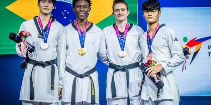 Henrique Marques conquista 2º ouro brasileiro no Mundial de Taekwondo Henrique Marques conquista 2º ouro brasileiro no Mundial de Taekwondo