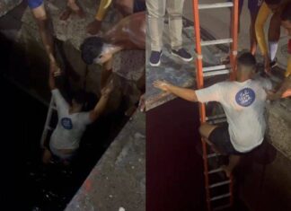 Jovens Caem Em Canal Após Placa De Concreto Ceder No Bairro Do Uruguai