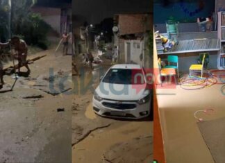 Rompimento De Adutora Volta A Causar Transtornos Na Rua Das Flores, Em Paripe