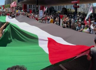 Ato pede libertação de ativistas de flotilha e medidas duras do Brasil Ato pede libertação de ativistas de flotilha e medidas duras do Brasil
