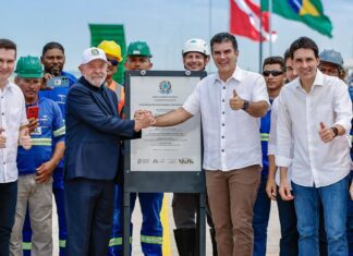 Lula entrega obras do Porto de Outeiro e do Aeroporto de Belém