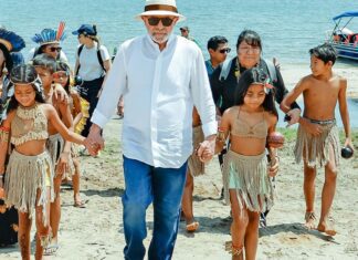 Presidente Lula está no Pará em visita a aldeias indígenas