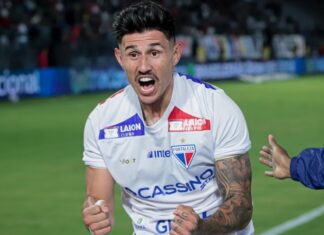 Bareiro marca, Fortaleza vence Bragantino e respira no Brasileirão Bareiro marca, Fortaleza vence Bragantino e respira no Brasileirão