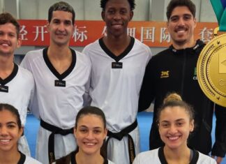 Brasil é tricampeão na Copa do Mundo por equipes de taekwondo na China Brasil é tricampeão na Copa do Mundo por equipes de taekwondo na China