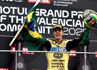 Diogo Moreira conquista Campeonato Mundial de Moto2 Diogo Moreira conquista Campeonato Mundial de Moto2