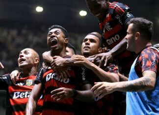 Fla arranca empate com gol de Bruno Henrique e fica perto do título Fla arranca empate com gol de Bruno Henrique e fica perto do título