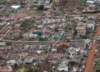 Após tornado, Enem é suspenso em Rio Bonito do Iguaçu, no Paraná