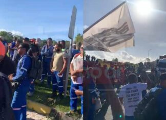 Operários Da BYD Protestam E Bloqueiam Pista Em Camaçari