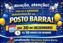 Posto Barra inaugura dia 30 com preço especial e convite à população