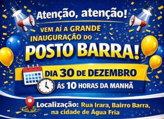 Posto Barra inaugura dia 30 com preço especial e convite à população