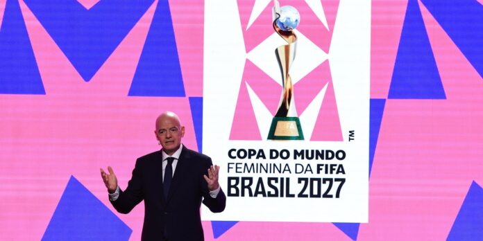 Fifa lança marca da Copa Feminina 2027 em evento no Rio de Janeiro