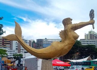 Sereia Do Rio Vermelho é Restaurada às Vésperas Da Festa De Yemanjá