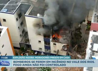 VÍDEO: Incêndio De Grandes Proporções Atinge Prédio No Vale Dos Rios