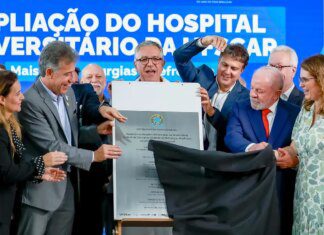 Lula inaugura novas áreas de hospital universitário de São Carlos