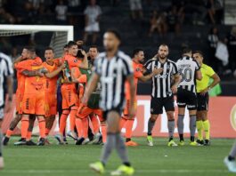 Botafogo cai para o Barcelona e fica fora da Libertadores Botafogo cai para o Barcelona e fica fora da Libertadores