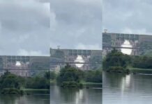 Comportas Da Usina De Pedra Do Cavalo São Abertas Após Aumento Do Nível