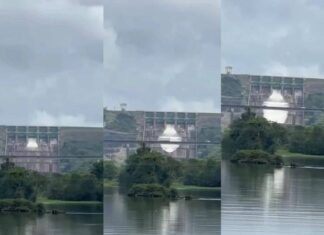 Comportas Da Usina De Pedra Do Cavalo São Abertas Após Aumento Do Nível