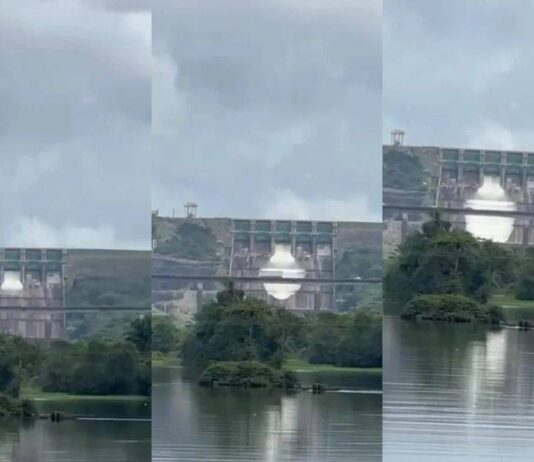 Comportas Da Usina De Pedra Do Cavalo São Abertas Após Aumento Do Nível