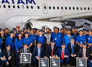 Latam incorpora na frota os primeiros aviões da Embraer