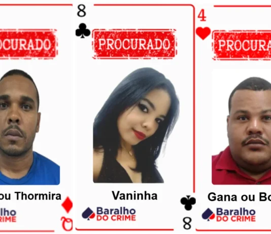 SSP-BA Atualiza Baralho Do Crime; Veja Os Criminosos Mais Procurados