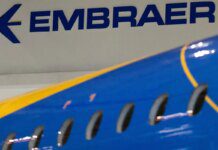 Embraer registra aumento de 22% em pedidos no primeiro trimestre