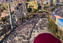 Bolívia registra 23 bloqueios e marchas antigoverno chegam a La Paz Bolívia registra 23 bloqueios e marchas antigoverno chegam a La Paz