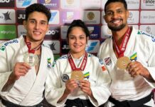 Brasil conquista sete medalhas no Grand Slam de Astana no Cazaquistão Brasil conquista sete medalhas no Grand Slam de Astana no Cazaquistão