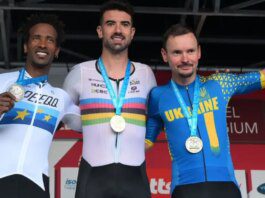 Lauro Chaman é ouro em etapa a Copa do Mundo de ciclismo de estrada Lauro Chaman é ouro em etapa a Copa do Mundo de ciclismo de estrada
