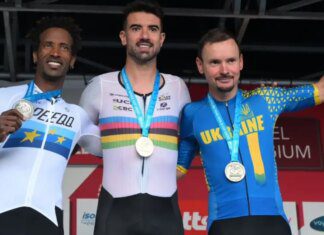 Lauro Chaman é ouro em etapa a Copa do Mundo de ciclismo de estrada Lauro Chaman é ouro em etapa a Copa do Mundo de ciclismo de estrada