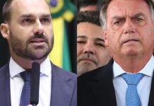Eduardo Bolsonaro aparece como produtor executivo de filme sobre o pai