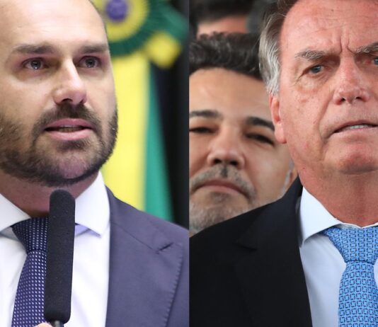 Eduardo Bolsonaro aparece como produtor executivo de filme sobre o pai
