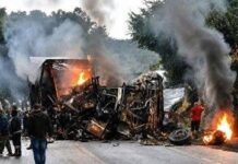 Colisão Entre ônibus E Carreta Deixa Mortos E Veículos Em Chamas Em Rodovia