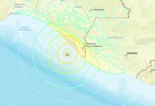 Terremoto de magnitude 7,4 atinge Puerto Madero, não o México Terremoto de magnitude 7,4 atinge Puerto Madero, não o México