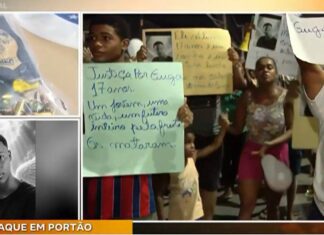 Protesto Reúne Moradores Em Lauro De Freitas Após Morte De Adolescente Baleado Por Falsos Policiais