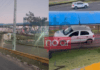 Motorista Sobe Com Carro Em Passarela Na Avenida Paralela E Desce De Ré