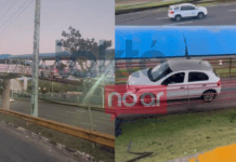 Motorista Sobe Com Carro Em Passarela Na Avenida Paralela E Desce De Ré
